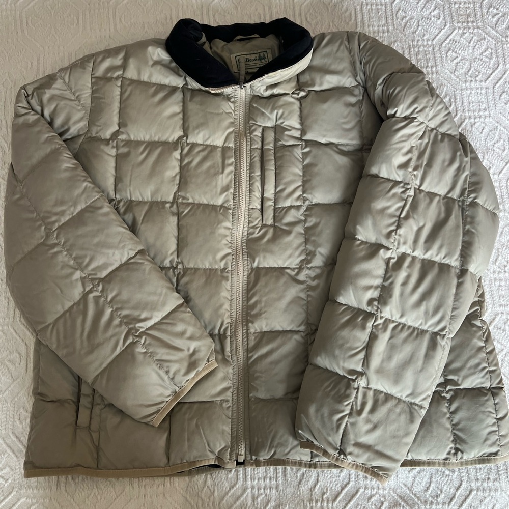 L.L. Bean Men's Puffer Jacket - Tan